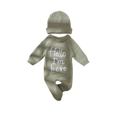 2pc Newborn Baby Knitted Set