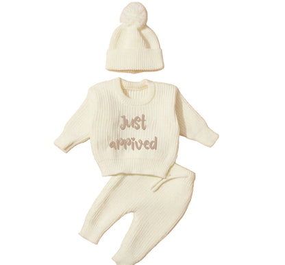 3pc Newborn Baby Knitted Set