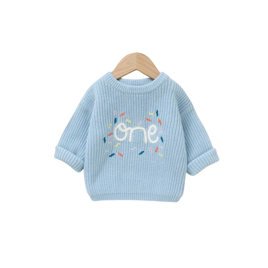 Light Blue Knitted One Jersey